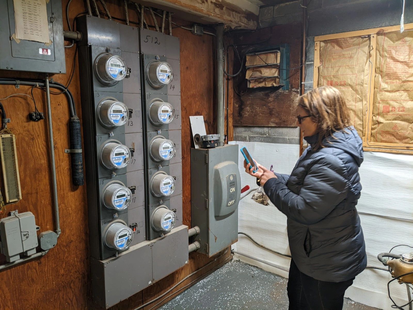 Above is Broker/Owner Colleen Kennedy conducting a utility audit on a newly acquired 20-unit multifamily building. Click the photo to learn more about property management at Prospect Realty Group.