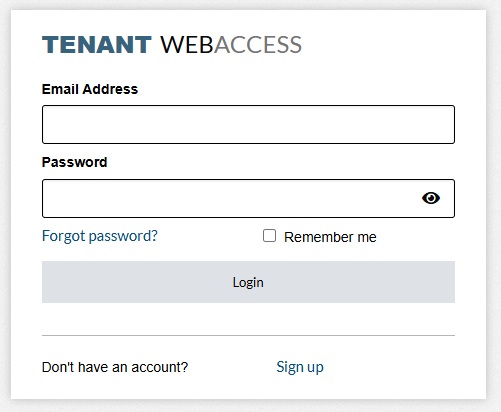 tenant web access