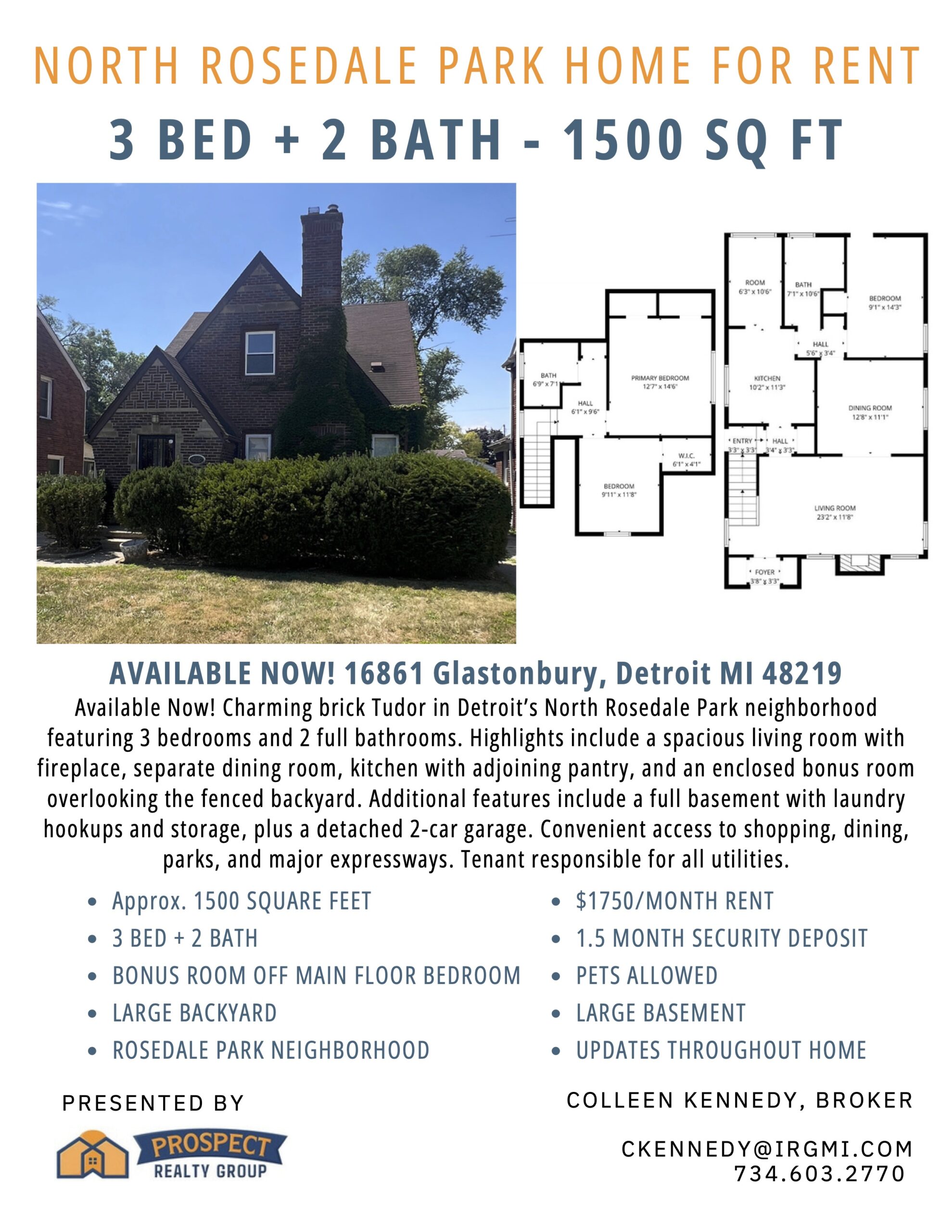 16861 Glastonbury Marketing Flyer